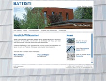 Tablet Screenshot of battisti.com